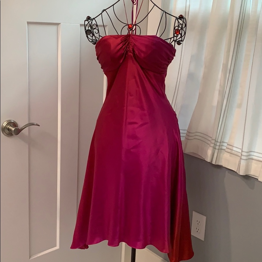 Silk dress.
